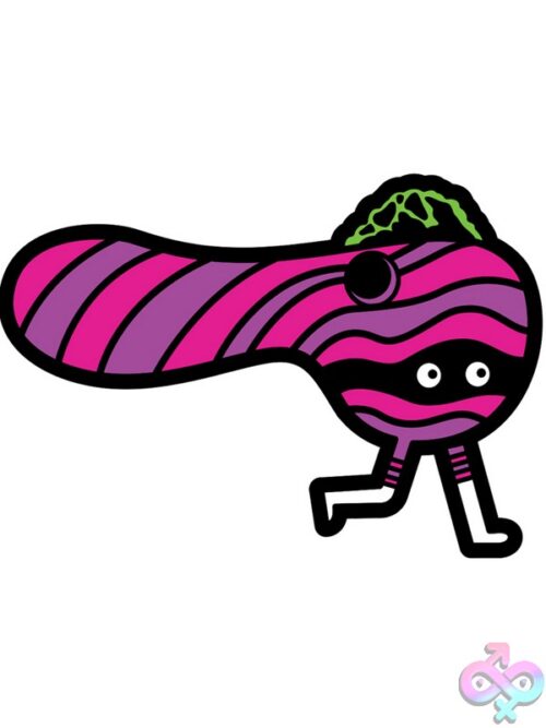 Box Brown Running Bowl Enamel Lapel Pin – Pink - Image 2