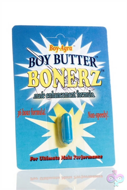 Boy Butter Sex Toys - Boy-Agra Boy Butter Bonerz - Male Enhancement Formula - 1 Blister Pack