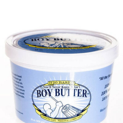 You'll Never Know It Isn't Boy Butter 16 oz 473ml Boy Butter H2O cream formula jar by Boy Butter