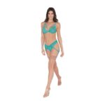 Bralette, Garter Panty - One Size - Ocean