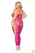 Bralette and Long Skirt - Queen Size - Beet