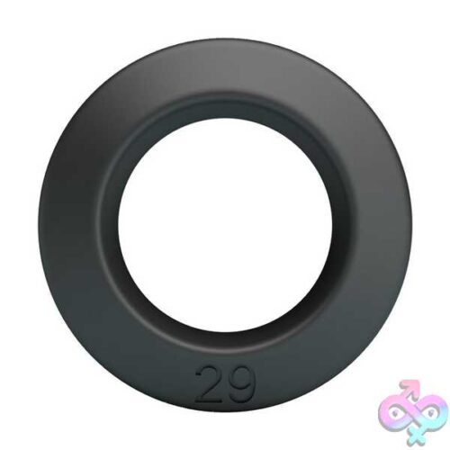 Brodan - Cockring Super Soft Silicone - Black - Image 2