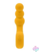 Bumble Vibrating Anal Beads in Gold by Gender X - Image 2