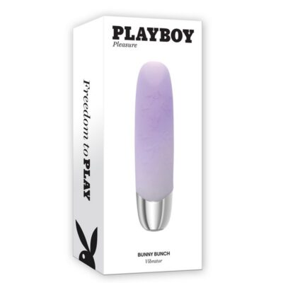 Soft dual-layer purple bullet vibrator with opal gradient by Playboy Pleasure