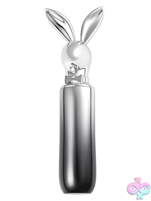 Bunny On The Go Travel Vibrator – Silver - Image 3
