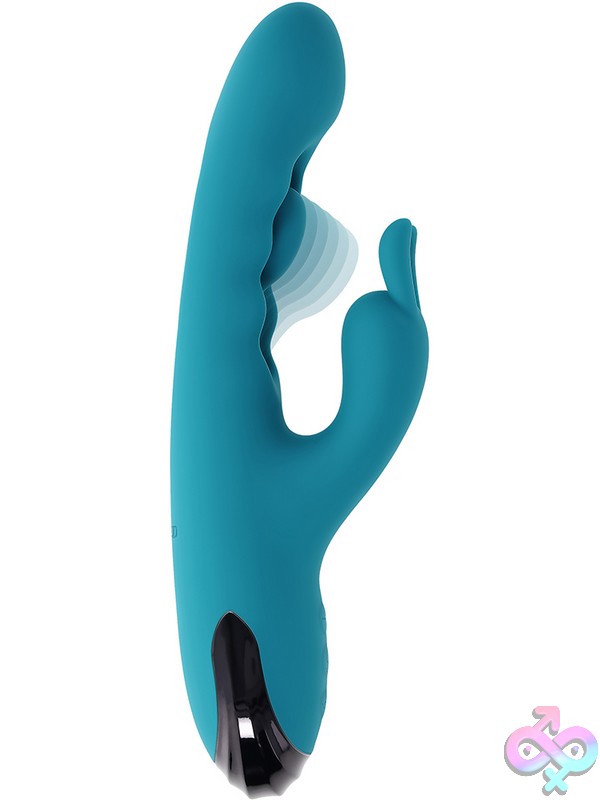 Discreet-Toys-Bunny-Tapper-Nu-En-Rs-7227-2 Rabbit Tapping Vibrator Bunny Tapper By Evolved Novelties In Blue