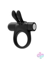 Bunny Vibrating Cock Ring in Black by Forto - Image 2