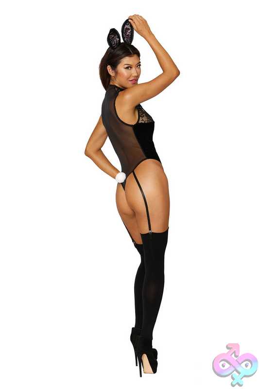 Discreet-Toys-Bunny-Vixen-One-Size-Black-Dg-12914Blkos Bunny Vixen - One Size - Black - Image 1