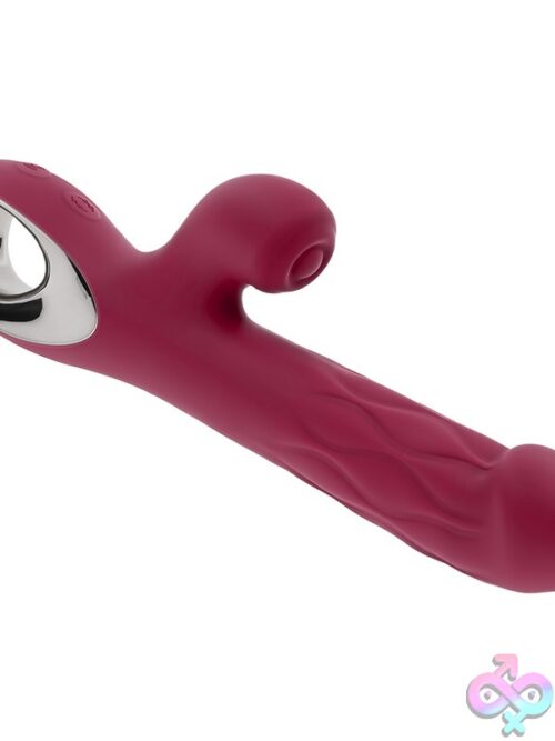 Bursting With Pleasure Inflatable Dual Vibrator – Purple - Image 3
