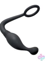 Butts Up P-Spot Cock Ring & Plug Black - Image 3