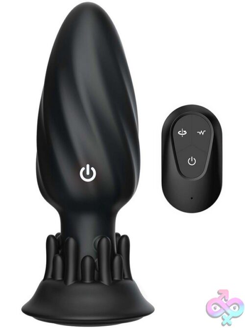 Butts Up Rotating Spiral Plug Black - Image 2