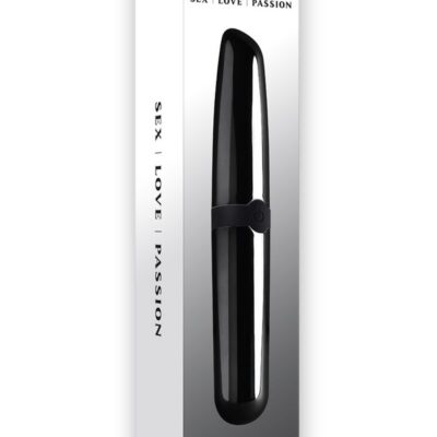 Double-ended black chrome vibrating bullet by Selopa