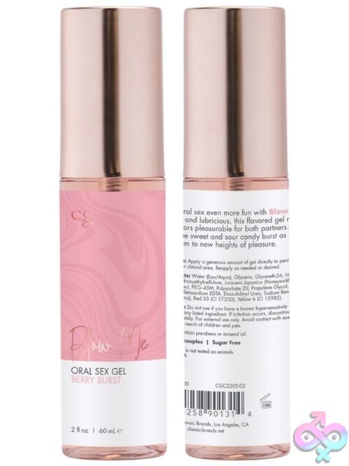 Blow Me Oral Sex Gel Berry Burst 2 Oz - Image 3