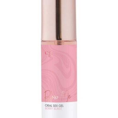 Blow Me Berry Burst flavored oral sex gel clear 2 oz bottle by Classic Brands