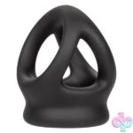 Alpha Liquid Silicone Dual Cage and Ring - Black Ring - Black - Image 7