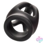 Alpha Liquid Silicone Dual Cage and Ring - Black Ring - Black - Image 8