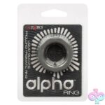 Alpha Liquid Silicone Prolong Prismatic Ring - Gray