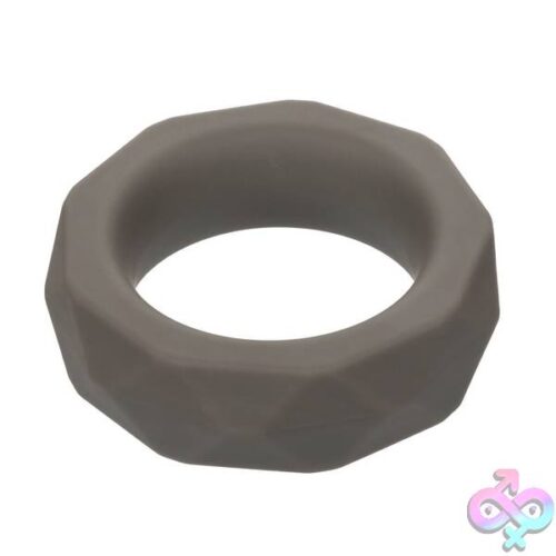 Alpha Liquid Silicone Prolong Prismatic Ring - Gray - Image 3