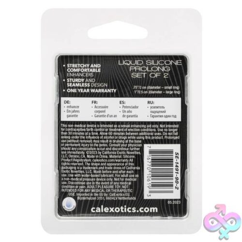Alpha Liquid Silicone Prolong Set Of 2 - Black/Gray - Image 2