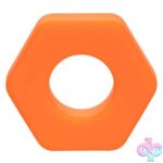 Alpha Liquid Silicone Prolong Sexagon Ring - Orange - Image 4