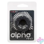 Alpha Liquid Silicone Prolong Tread Ring - Black - Image 2