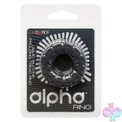 Alpha Liquid Silicone Prolong Tread Ring - Black - Image 2