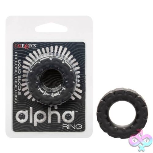 Alpha Liquid Silicone Prolong Tread Ring - Black - Image 7
