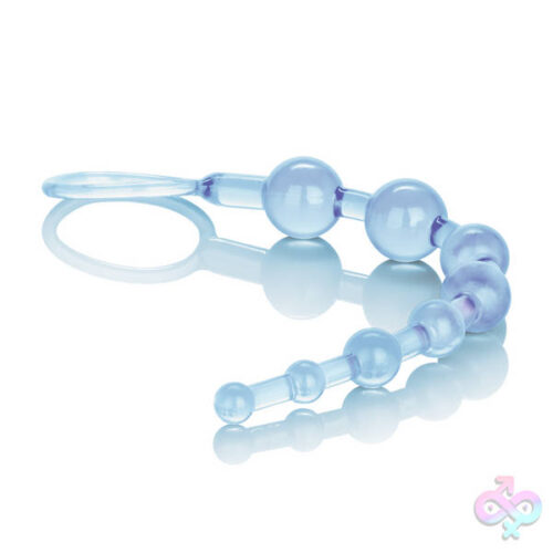 CalExotics Sex Toys - Anal 101 Intro Beads - Blue
