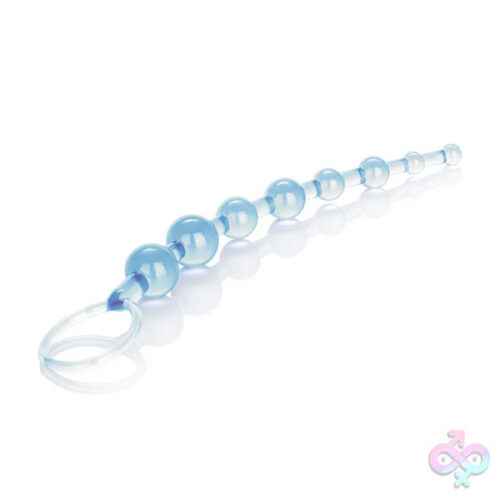 CalExotics Sex Toys - Anal 101 Intro Beads - Blue