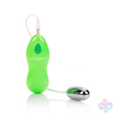 Ballistic Bullet vibrator in green by CalExotics — wired multi-speed bullet vibrator