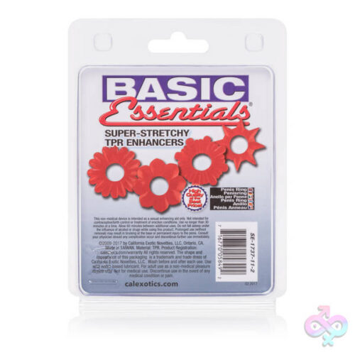CalExotics Sex Toys - Basic Essentials 4 Pack - Red