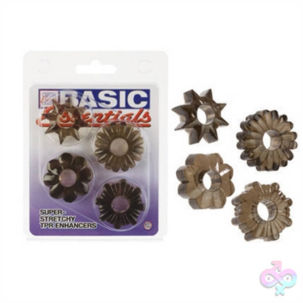 Basic Essentials 4 Pack - Smoke CalExotics Sex Toys - Basic Essentials 4 Pack - Smoke