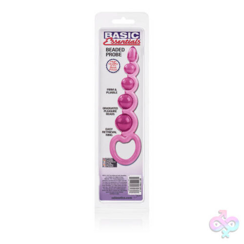 CalExotics Sex Toys - Basic Essentials Beaded Probe - Pink