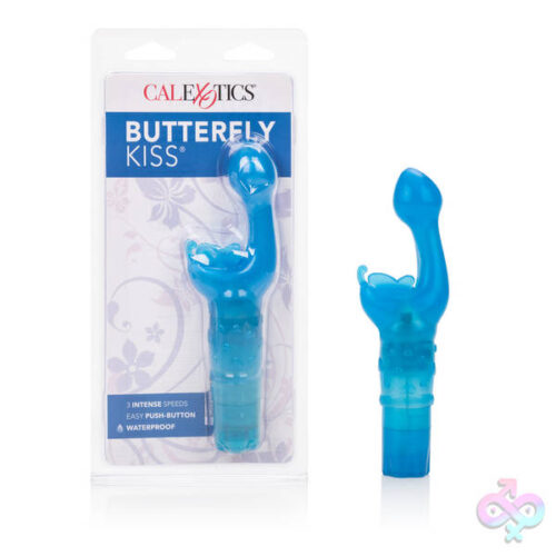 CalExotics Sex Toys - Butterfly Kiss Vibe - Blue