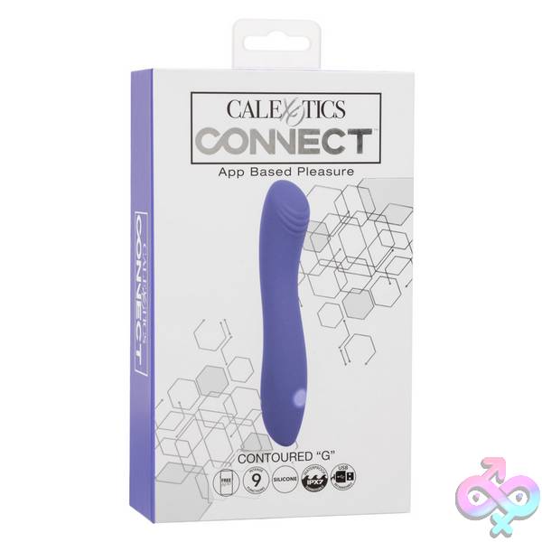 Discreet-Toys-Calexotics-Calexotics-Connect-Contoured-G-Periwinkle-Se0001153 Calexotics Connect Contoured &Amp;Quot;G&Amp;Quot; - Periwinkle - Image 1