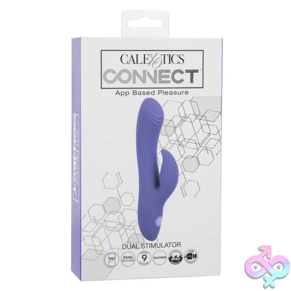 Discreet-Toys-Calexotics-Calexotics-Connect-Dual-Stimulator-Periwinkle-Se0001203 Calexotics Connect Dual Stimulator - Periwinkle - Image 1