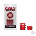 CalExotics Sex Toys - Colt Enhancer Rings - Red