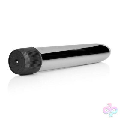 Colt Metal 7 Inch silver vibrator by CalExotics — small beginner-friendly vibrating bullet