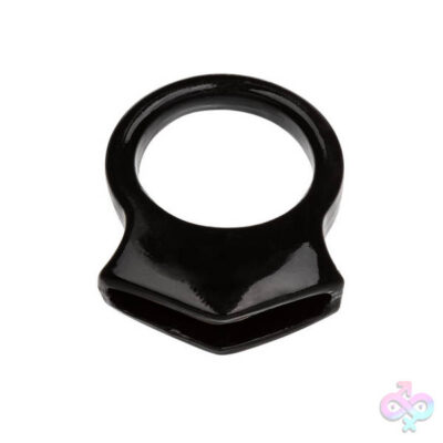 Colt Snug Grip black cock ring by CalExotics — stretchy erection support ring