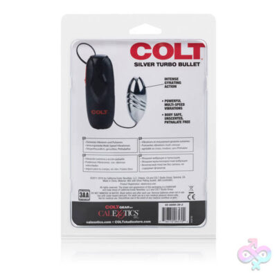 CalExotics Sex Toys - Colt Turbo Bullet - Silver