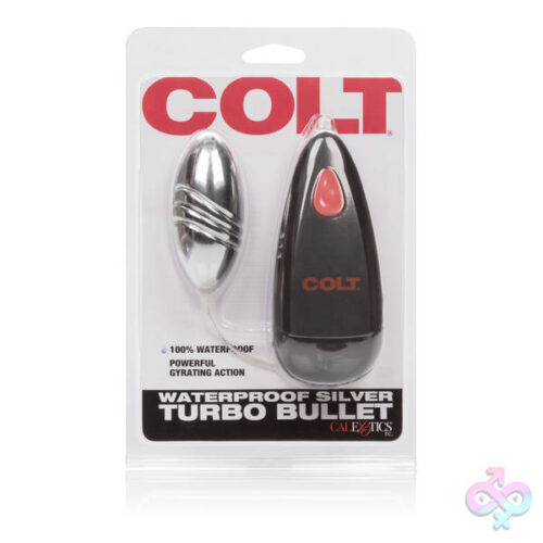 CalExotics Sex Toys - Colt Waterproof Silver Turbo Bullet
