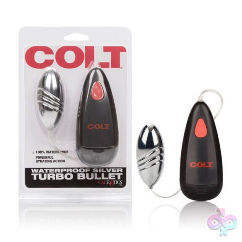 CalExotics Sex Toys - Colt Waterproof Silver Turbo Bullet