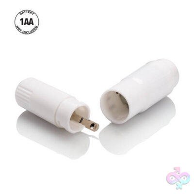 CalExotics Sex Toys - Compact Waterproof Personal Travel Massager With 4 Tips - White