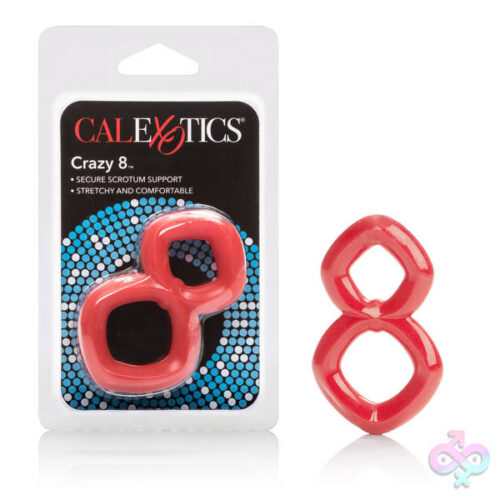 CalExotics Sex Toys - Crazy 8 Ring - Red