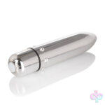 CalExotics Sex Toys - Crystal High Intensity Bullet - Silver