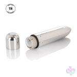 CalExotics Sex Toys - Crystal High Intensity Bullet - Silver