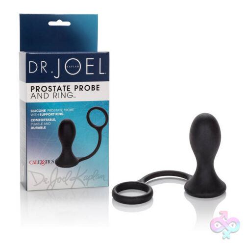 CalExotics Sex Toys - Dr. Joel Kaplan Prostate Probe and Ring - Black