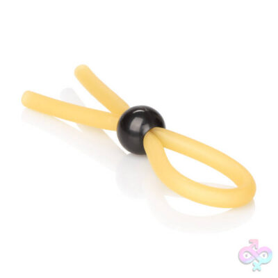 Dr Joels Adjustable Erection Enhancer Lasso Flesh by CalExotics — yellow adjustable cock ring