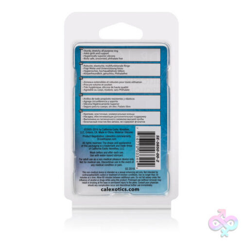 CalExotics Sex Toys - Dr. Joel's Silicone Prolong Ring - Smooth Clear