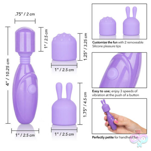 CalExotics Sex Toys - Dr. Laura Berman Olivia Rechargeable Mini  Massager With Attachments